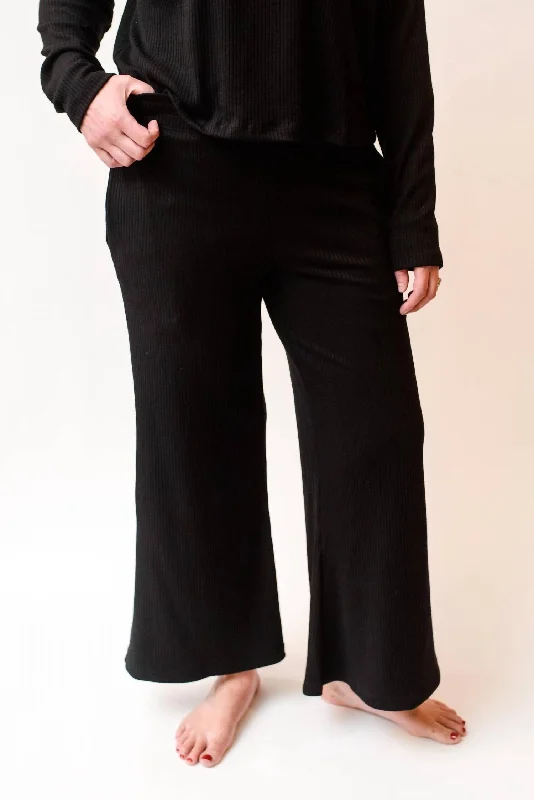 Unbeatable Prices!Unbeatable Prices!Ribbed Lounge Pant In Black