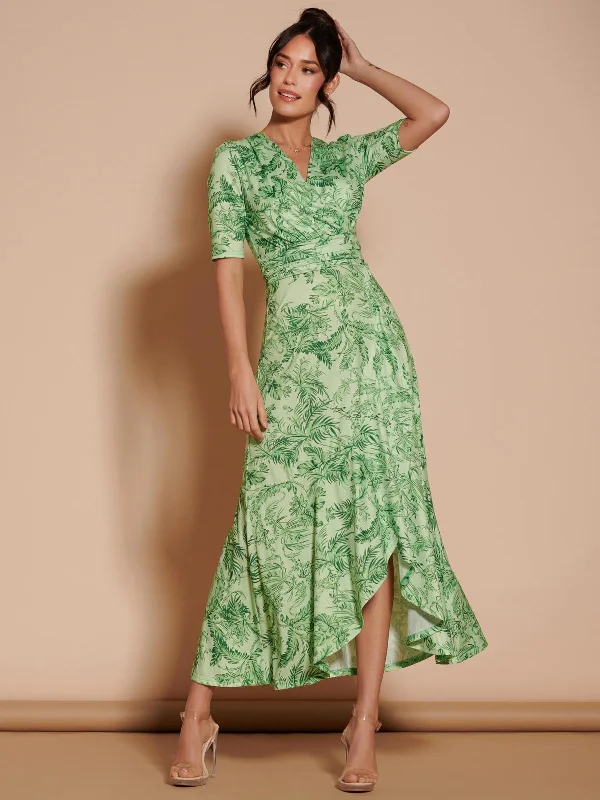 Find Your Perfect Deal Today!Find Your Perfect Deal Today!Ruffle Hem Jersey Maxi Dress, Green Leafy Find Your Perfect Deal Today!Find Your Perfect Deal Today!Ruffle Hem Jersey Maxi Dress, Green Leafy