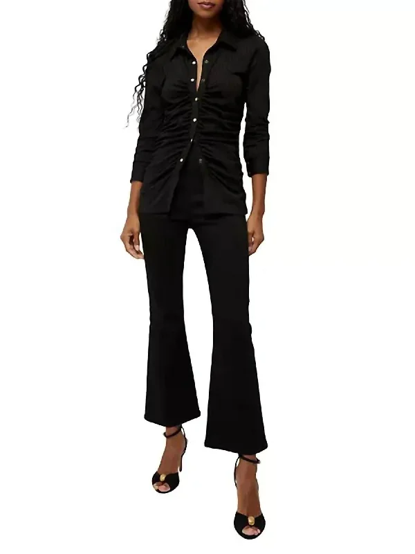 Shop Today, Save Tomorrow!Shop Today, Save Tomorrow!Sana Pull On Ankle Flare Pant In Onyx