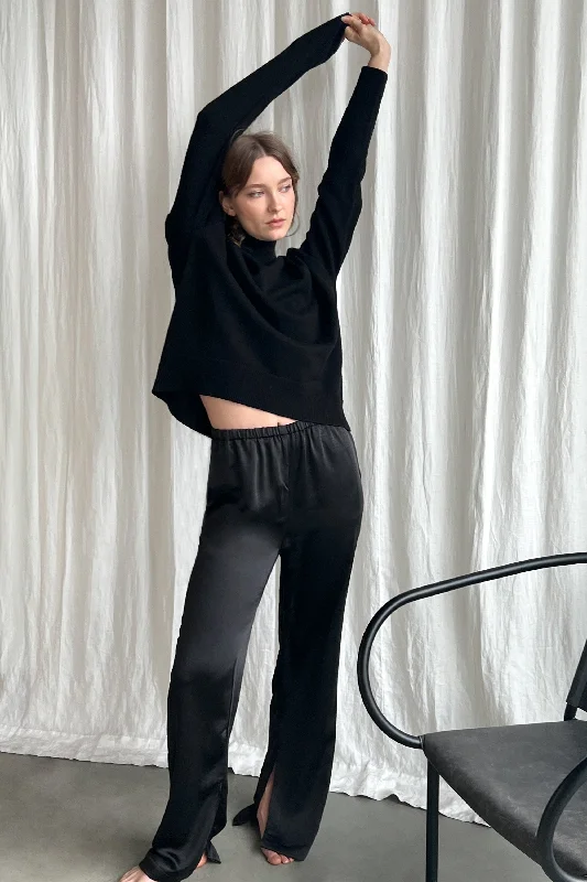 Every Deal is a Steal!Every Deal is a Steal!SATIN PANTS WITH FRONT SLITS