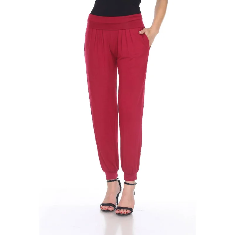 Flash Deals – Act Quickly!Flash Deals – Act Quickly!Women's Harem Pants In Brick Red Flash Deals – Act Quickly!Flash Deals – Act Quickly!Women's Harem Pants In Brick Red