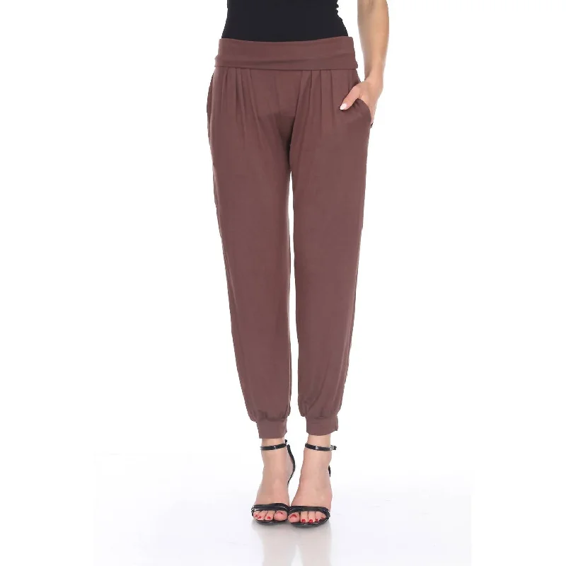 Grab Yours Before It’s Too Late!Grab Yours Before It’s Too Late!Women's Harem Pants In Brown Grab Yours Before It’s Too Late!Grab Yours Before It’s Too Late!Women's Harem Pants In Brown
