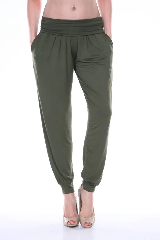 Massive Price Cuts!Massive Price Cuts!Women's Harem Pants In Olive