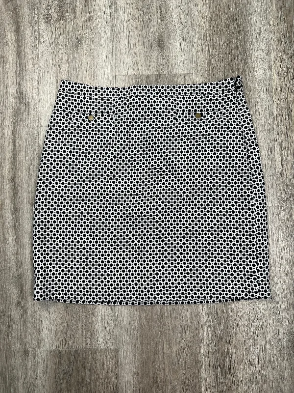 The Best Offers Are Here!The Best Offers Are Here!Black & White Skirt Mini & Short Loft, Size M