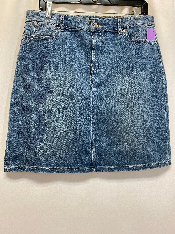 Bigger Savings, Better Shopping!Bigger Savings, Better Shopping!Blue Denim Skirt Midi Talbots, Size 10petite