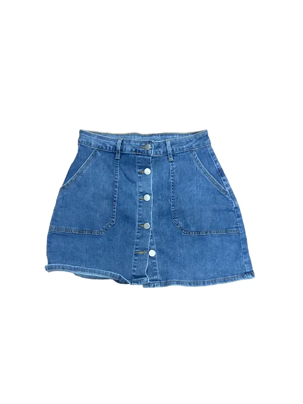 Hot Deals You Can’t Resist!Hot Deals You Can’t Resist!Blue Denim Skirt Mini & Short Grace Karin, Size M