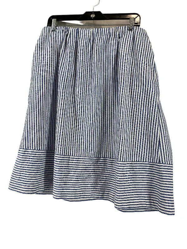 Save Money, Shop Happy!Save Money, Shop Happy!Blue & White Skirt Midi J. Crew, Size Xl