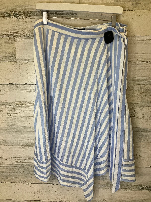 Get Ready to Save!Get Ready to Save!Blue & White Skirt Midi Lucy Paris, Size Xl