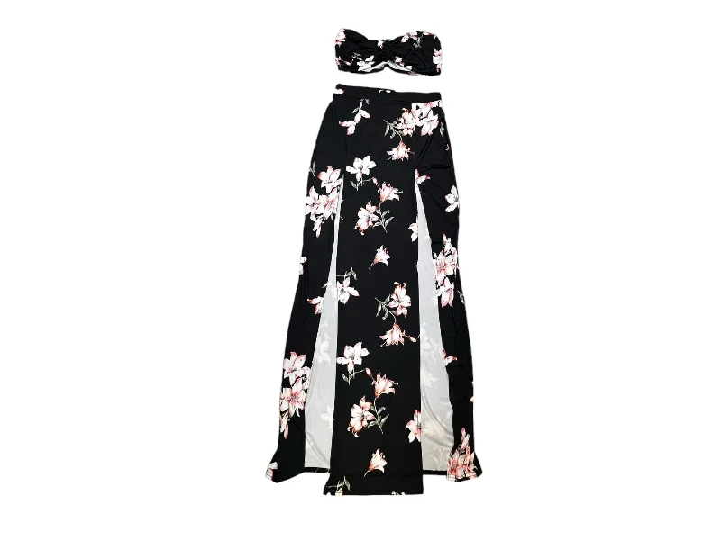 Biggest Sale of the Season!Biggest Sale of the Season!Floral Print Skirt Set 2pc Boohoo Boutique, Size M