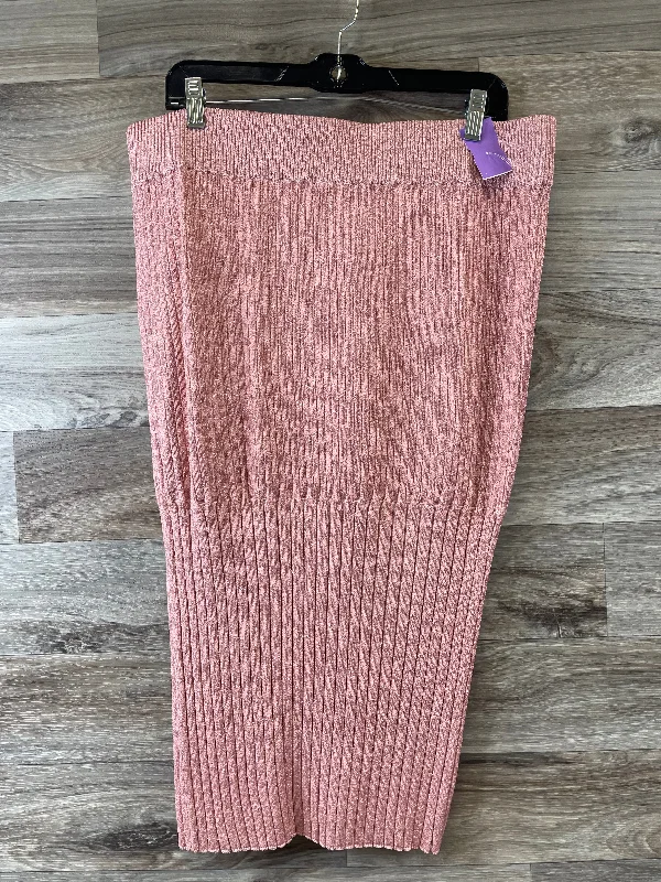 Unmissable Offers Await!Unmissable Offers Await!Pink Skirt Midi New York And Co, Size Xl