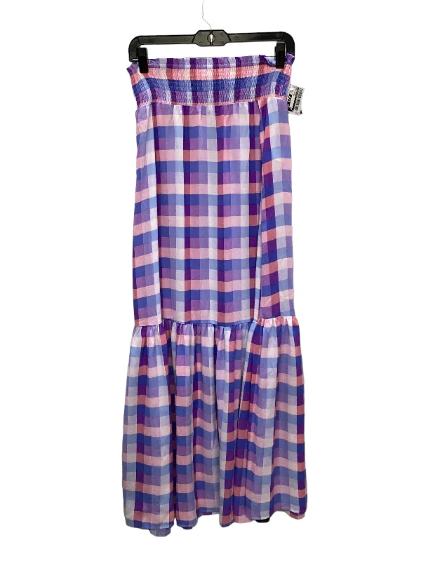 Snag the Best Prices Now!Snag the Best Prices Now!Plaid Pattern Skirt Maxi Buddy Love, Size S