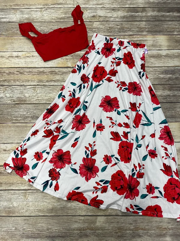 Limited Deals, Unlimited Savings!Limited Deals, Unlimited Savings!Red Skirt Set 2pc Shein, Size M