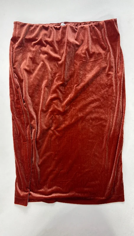 Huge Savings – Act Now!Huge Savings – Act Now!Rust Skirt Maxi New York And Co, Size Xl