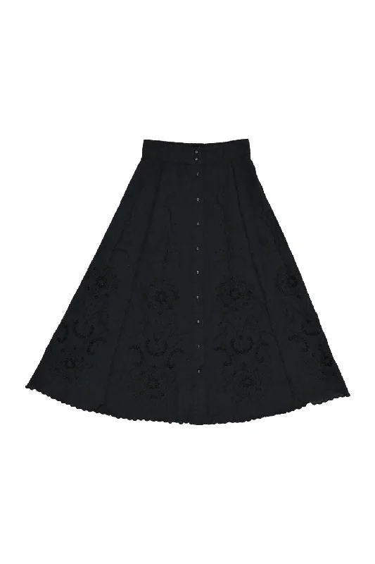 Limited Stock Available!Limited Stock Available![WW32569] Sea, New York | Midi Skirt