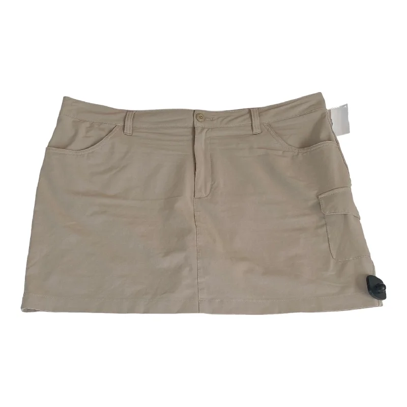 Price Drop Alert!Price Drop Alert!Tan Skirt Midi Eddie Bauer, Size 18