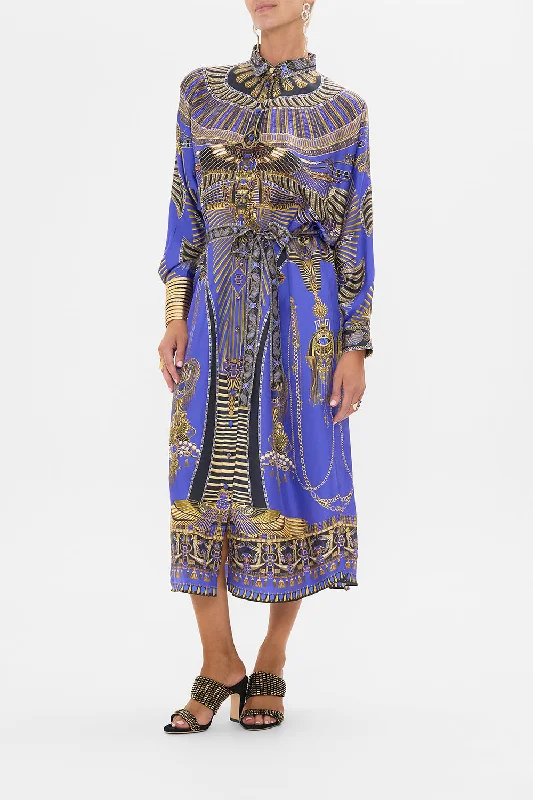 Save Up to 50% Off!Save Up to 50% Off!COLLARED BUTTON THROUGH DRESS MY FAIR PHARAOH