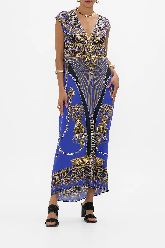 Lowest Prices Guaranteed!Lowest Prices Guaranteed!SLEEVELESS DRAPE BACK DRESS MY FAIR PHARAOH