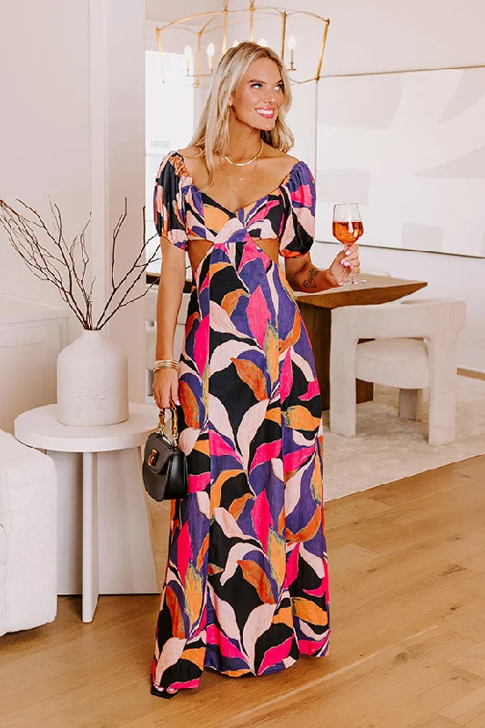 Get Ready to Save!Get Ready to Save!Coastal Glam Cut Out Maxi Dress