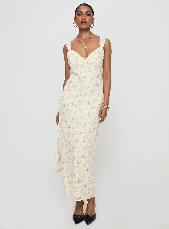Get More, Spend Less – Shop Now!Get More, Spend Less – Shop Now!Fernwood Maxi Dress Yellow Floral