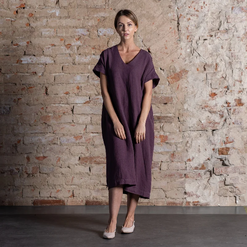 Limited Stock Available!Limited Stock Available!Loose Dress Joelle Shadow Purple