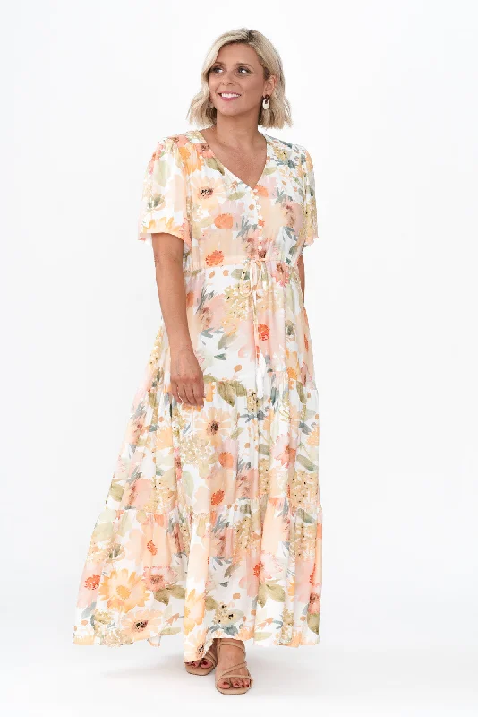 Shop Early, Save Big!Shop Early, Save Big!Otis White Floral Tie Dress