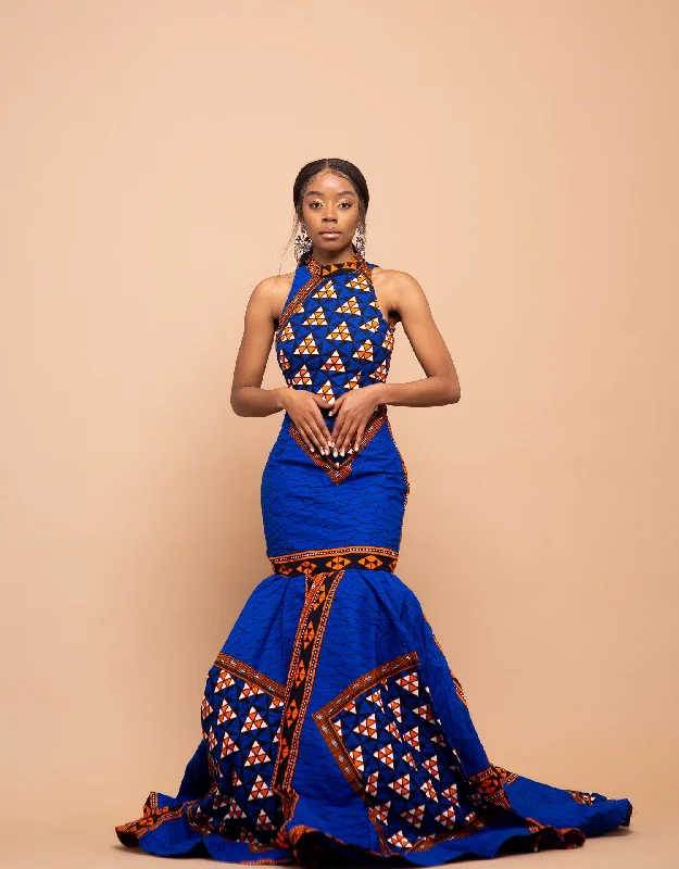 Time to Save Big!Time to Save Big!Reigh Ankara Maxi Dress | Blue African Print