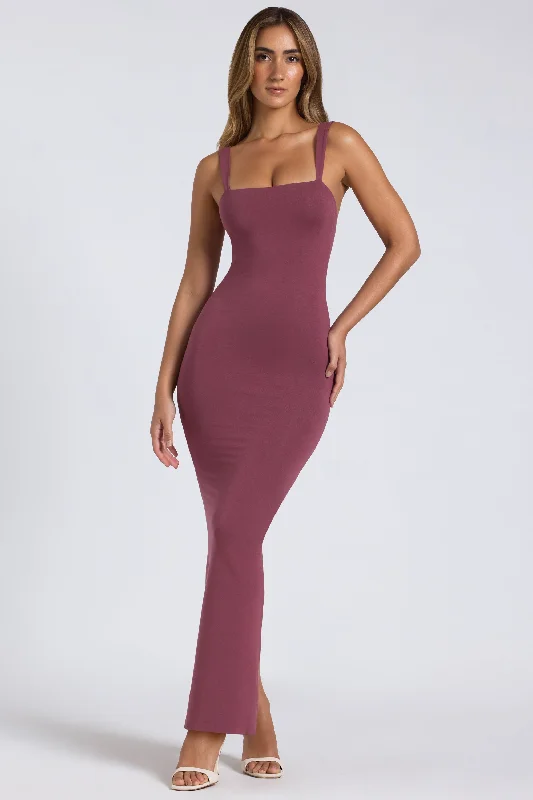 Find the Best Deals Here!Find the Best Deals Here!Modal Square Neck Low Back Maxi Dress in Plum Find the Best Deals Here!Find the Best Deals Here!Modal Square Neck Low Back Maxi Dress in Plum