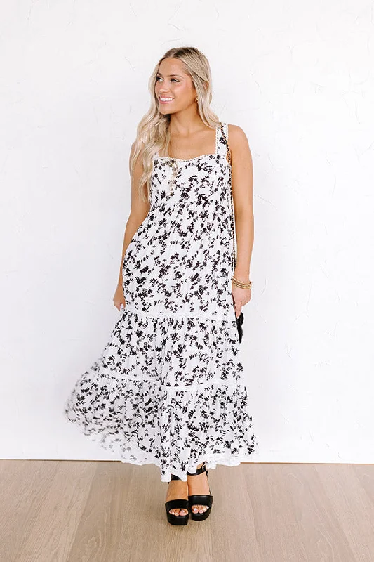 Act Fast – Limited Time Savings!Act Fast – Limited Time Savings!Southern Charm Floral Maxi Dress in White