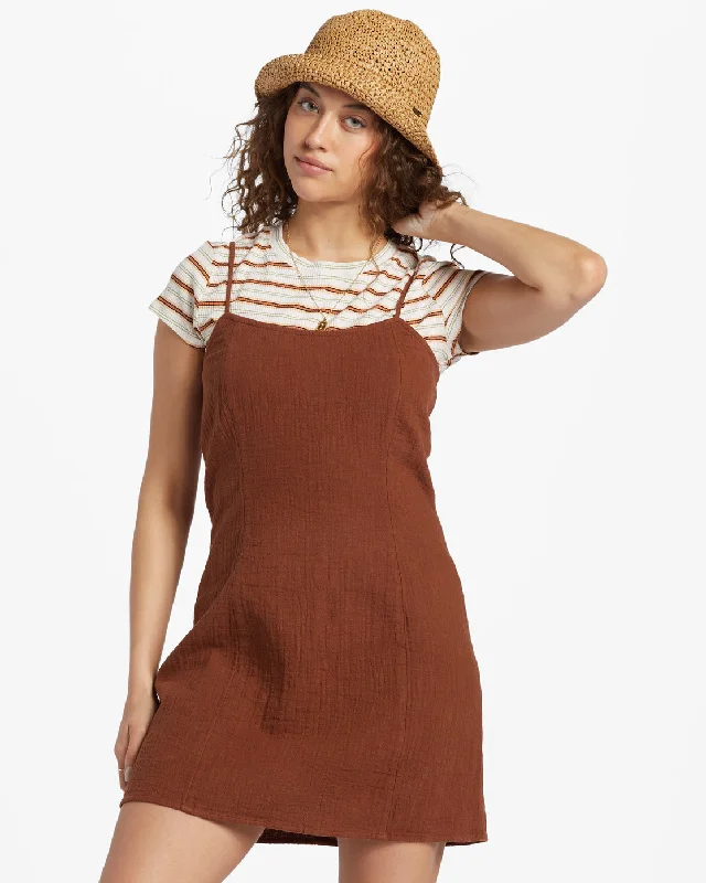 Your Best Deals Are Here!Your Best Deals Are Here!Stay Awhile Mini Dress - Toasted Coconut