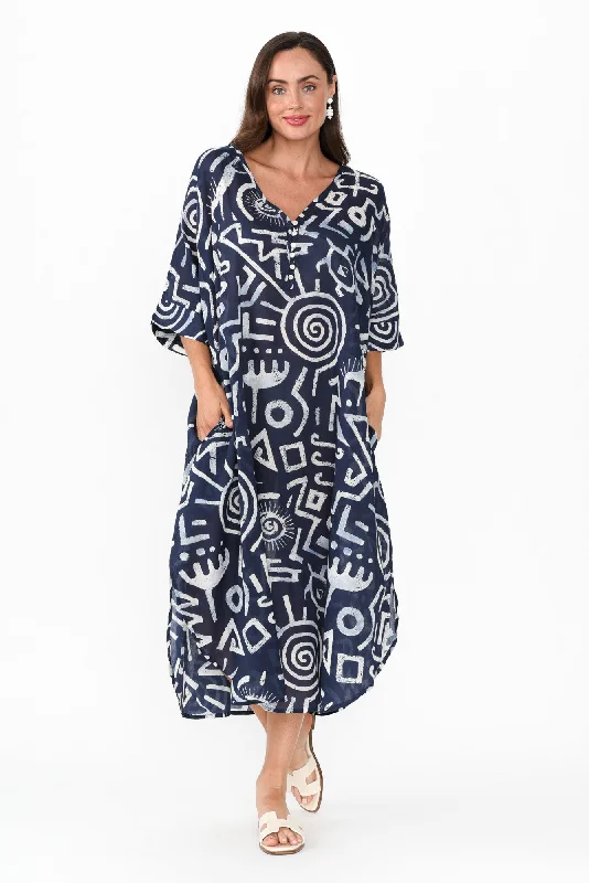 Don’t Wait – Shop Today!Don’t Wait – Shop Today!Stella Blue Geo Cotton Dress