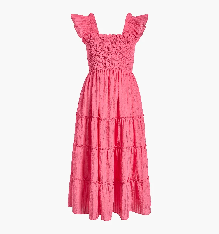 Watermelon Tonal Seersucker