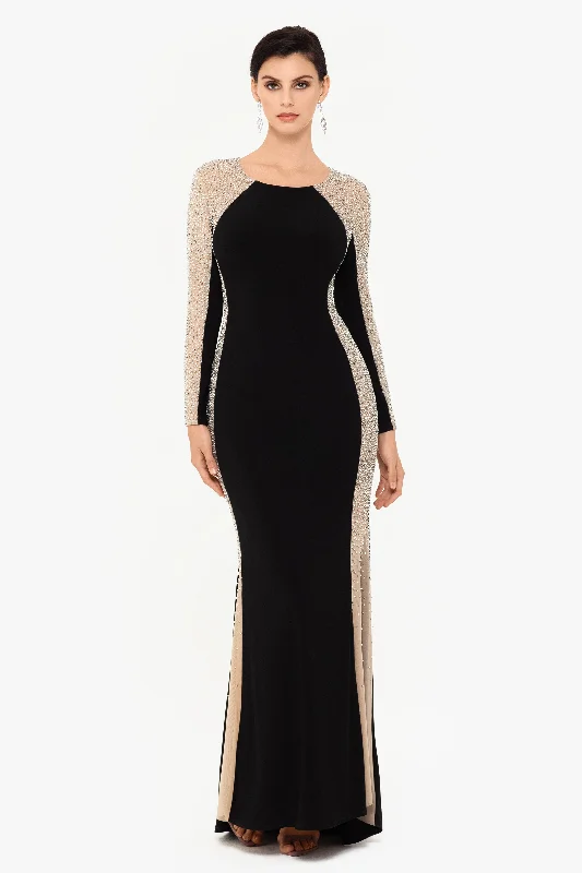 Save Like Never Before!Save Like Never Before!"Sarah" Long Jersey Knit with Caviar Beaded Sides Dress Save Like Never Before!Save Like Never Before!"Sarah" Long Jersey Knit with Caviar Beaded Sides Dress