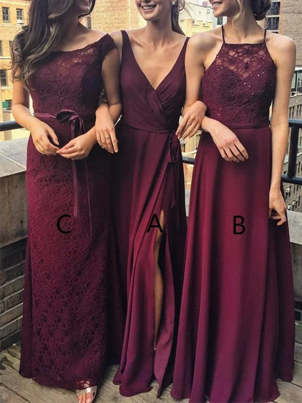 Your Best Deals Are Here!Your Best Deals Are Here!A Line Burgundy Chiffon Sleeveless Cheap Bridesmaid Dresses BD001 Your Best Deals Are Here!Your Best Deals Are Here!A Line Burgundy Chiffon Sleeveless Cheap Bridesmaid Dresses BD001