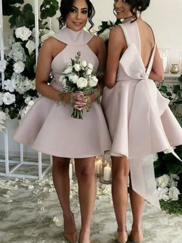 Your Exclusive Offer Awaits!Your Exclusive Offer Awaits!A-line Short High Neck Unique Bridesmaid Dresses BD012 Your Exclusive Offer Awaits!Your Exclusive Offer Awaits!A-line Short High Neck Unique Bridesmaid Dresses BD012