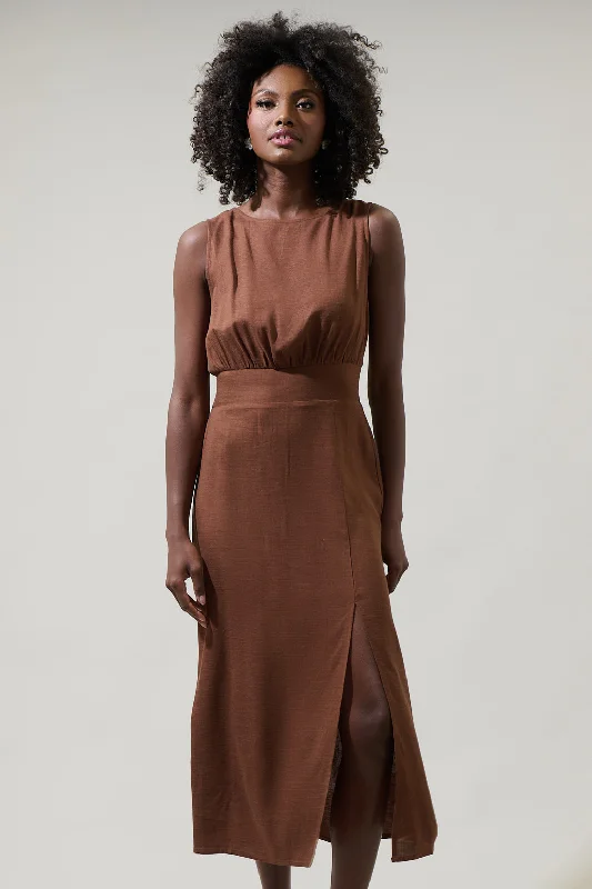 Shop Early, Save Big!Shop Early, Save Big!Balmy Smocked Back Midi Dress