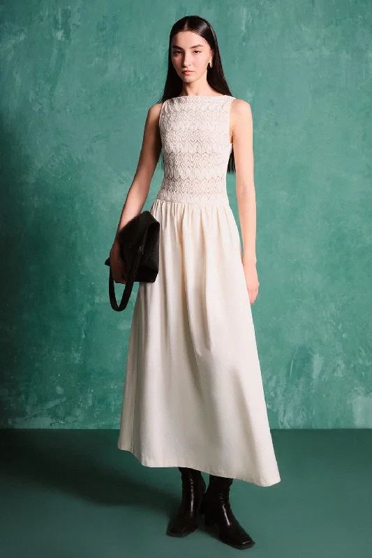 Exclusive Savings This Week!Exclusive Savings This Week!Blake A-line Sleeveless Cotton Poplin Midi Dress