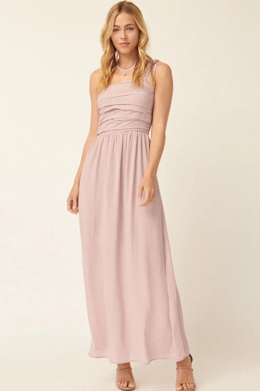 Savings You Can’t Ignore!Savings You Can’t Ignore!Blush Tan Ruched One-Shoulder Maxi Dress Savings You Can’t Ignore!Savings You Can’t Ignore!Blush Tan Ruched One-Shoulder Maxi Dress