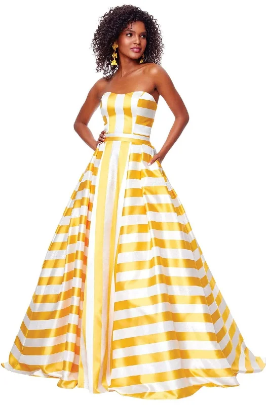 Unbeatable Prices!Unbeatable Prices!Clarisse - 3875 Two Tone Strapless Sweetheart A-line Dress