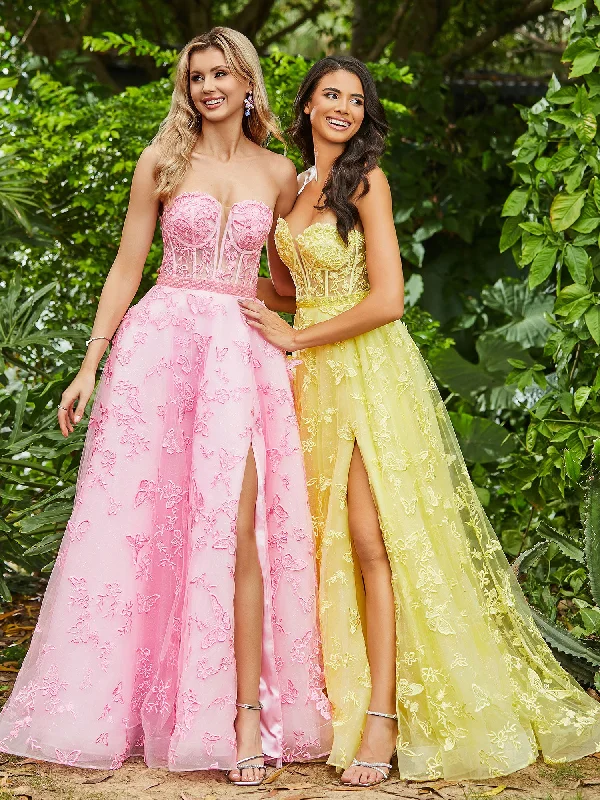 Your Wallet Will Thank You!Your Wallet Will Thank You!Corset Bodice Sweep/Brush Train A-line Dress Daffodil Your Wallet Will Thank You!Your Wallet Will Thank You!Corset Bodice Sweep/Brush Train A-line Dress Daffodil