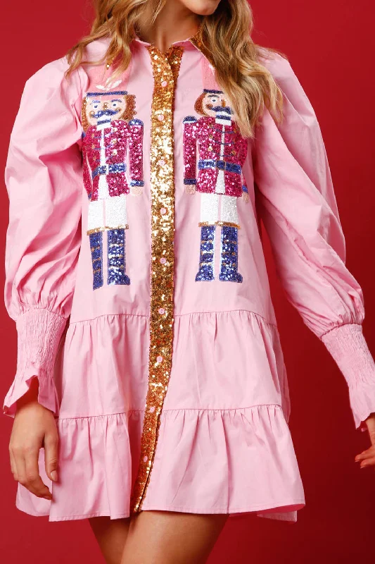 One Click Away from Big Savings!One Click Away from Big Savings!Festive Nutcracker Sequin Lantern Sleeve Tiered Dress One Click Away from Big Savings!One Click Away from Big Savings!Festive Nutcracker Sequin Lantern Sleeve Tiered Dress