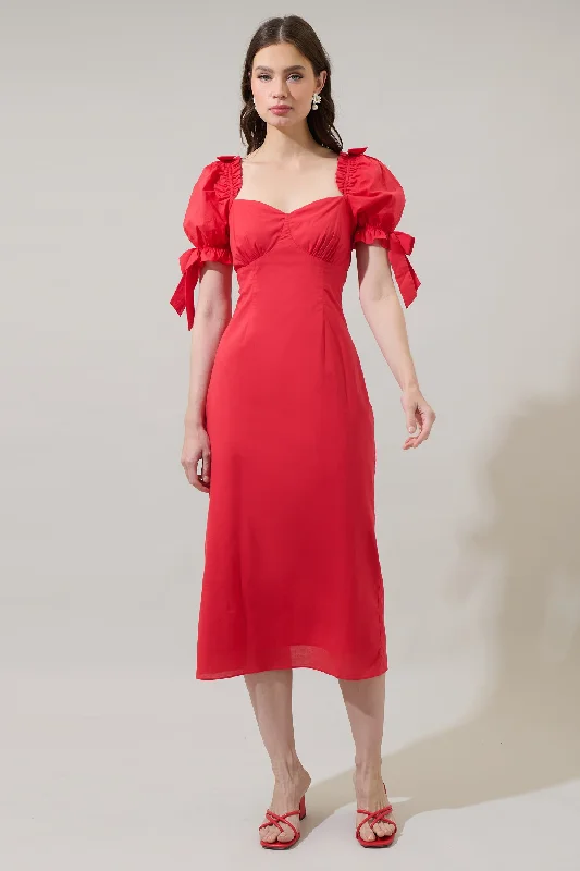 Seasonal Sale – Shop Now!Seasonal Sale – Shop Now!Genola Bow Midi Dress