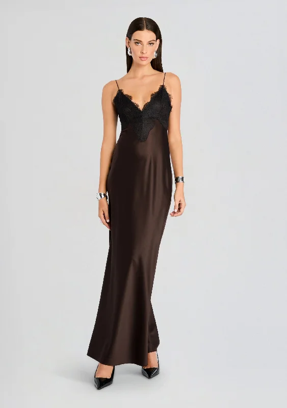 Act Fast – Limited Time Savings!Act Fast – Limited Time Savings!Grenache Satin Maxi Dress Act Fast – Limited Time Savings!Act Fast – Limited Time Savings!Grenache Satin Maxi Dress