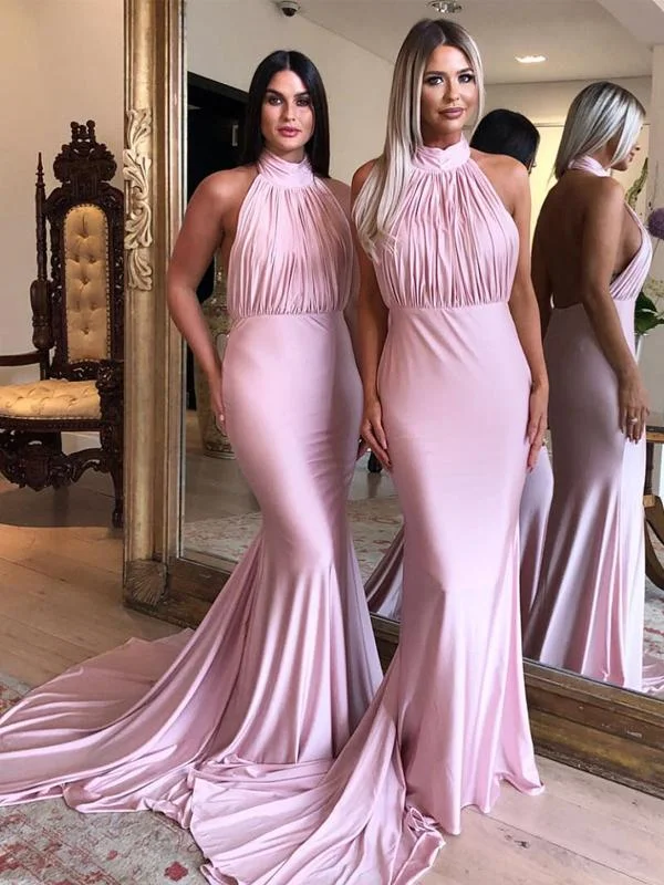 Your Exclusive Offer Awaits!Your Exclusive Offer Awaits!Halter Pink Long Mermaid Backless Bridesmaid Dresses Your Exclusive Offer Awaits!Your Exclusive Offer Awaits!Halter Pink Long Mermaid Backless Bridesmaid Dresses