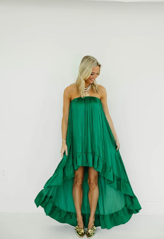 Sale Alert – Get Ready to Shop!Sale Alert – Get Ready to Shop!Here We Go High Low Dress - Kelly Green