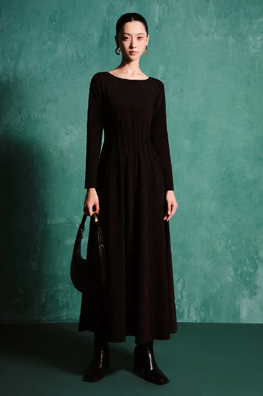 Get It Before It’s Gone!Get It Before It’s Gone!Kaliyah A-line Long Sleeved Spandex Velvet Midi Dress Get It Before It’s Gone!Get It Before It’s Gone!Kaliyah A-line Long Sleeved Spandex Velvet Midi Dress