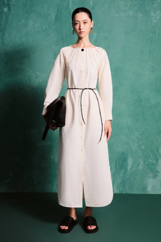 More Discounts, More Joy!More Discounts, More Joy!Kataleya Shirt Boat Neck Cotton Poplin Midi Dress More Discounts, More Joy!More Discounts, More Joy!Kataleya Shirt Boat Neck Cotton Poplin Midi Dress