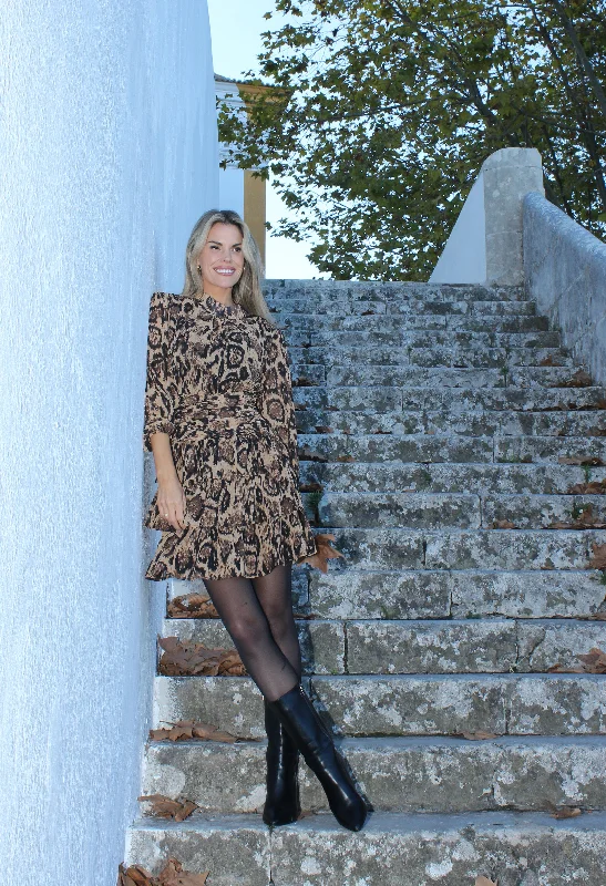 Hottest Discounts of the Year!Hottest Discounts of the Year!Leopard Print Ruched Waist Dress Hottest Discounts of the Year!Hottest Discounts of the Year!Leopard Print Ruched Waist Dress