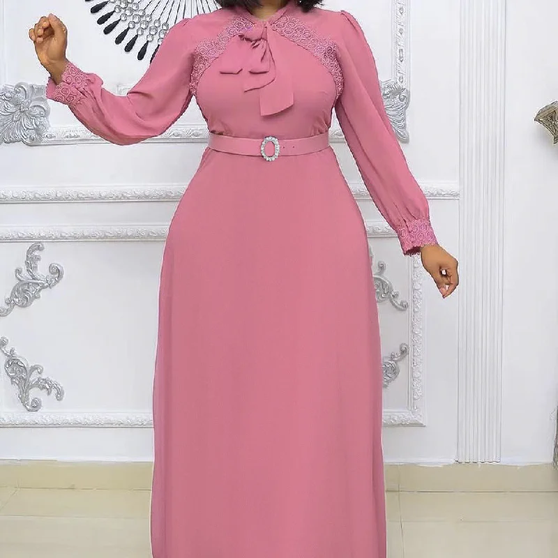 Your Shopping Spree Starts Here!Your Shopping Spree Starts Here!Long Sleeve Evening Chiffon Plus Size Belt Dress Your Shopping Spree Starts Here!Your Shopping Spree Starts Here!Long Sleeve Evening Chiffon Plus Size Belt Dress