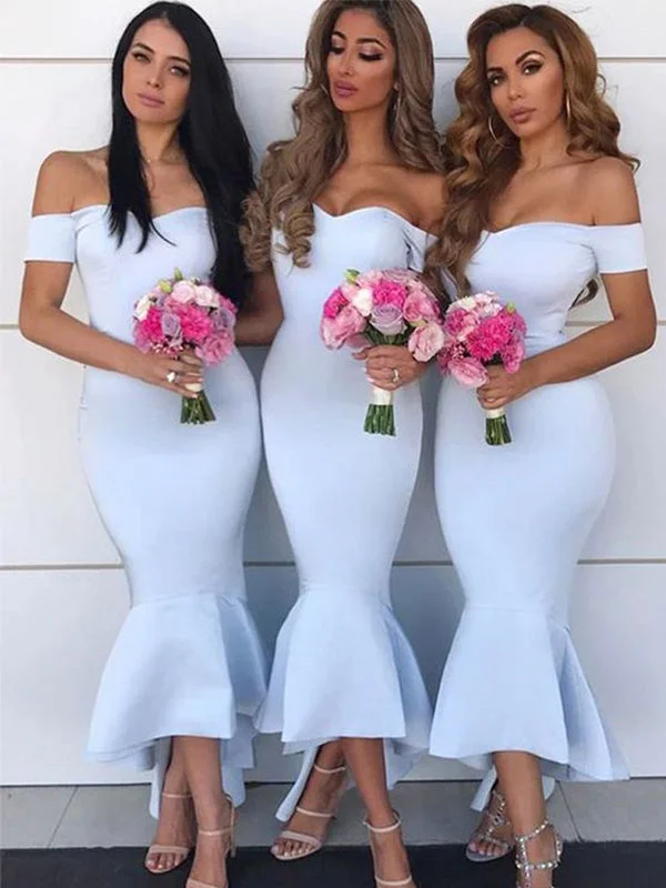 Enjoy Huge Discounts Now!Enjoy Huge Discounts Now!Mermaid Blue Off the Shoulder Modest Formal Bridesmaid Dresses BD044 Enjoy Huge Discounts Now!Enjoy Huge Discounts Now!Mermaid Blue Off the Shoulder Modest Formal Bridesmaid Dresses BD044