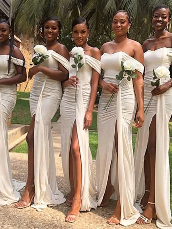 Must-Have Deals Inside!Must-Have Deals Inside!Mermaid Off the Shoulder Side Slit Formal Bridesmaid Dresses BD005 Must-Have Deals Inside!Must-Have Deals Inside!Mermaid Off the Shoulder Side Slit Formal Bridesmaid Dresses BD005
